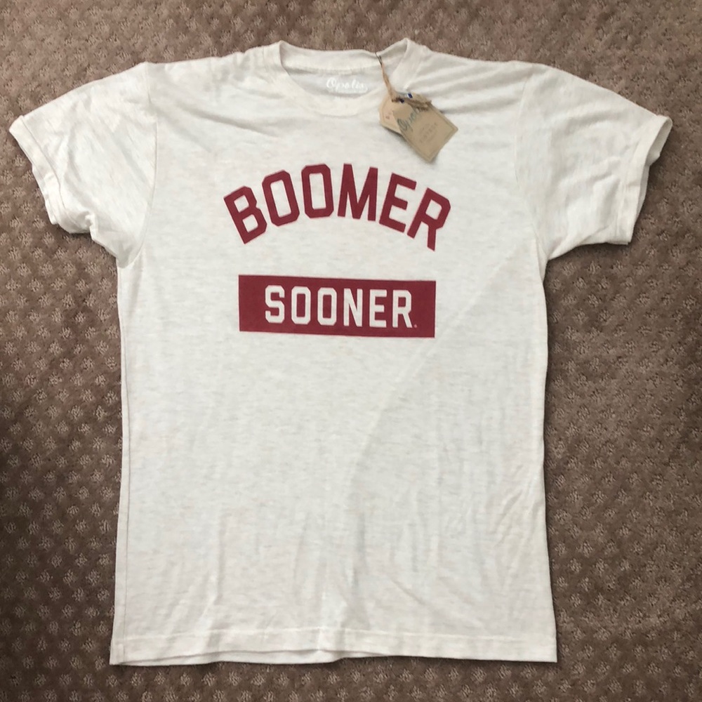 Boomer Sooner Oklahoma tee shirt
